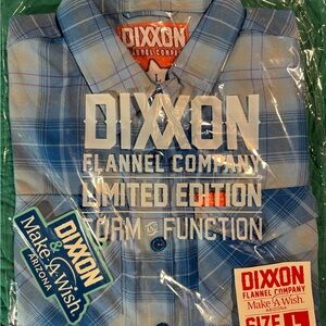 DIXXON Blue and Red Plaid Button Down Shirt